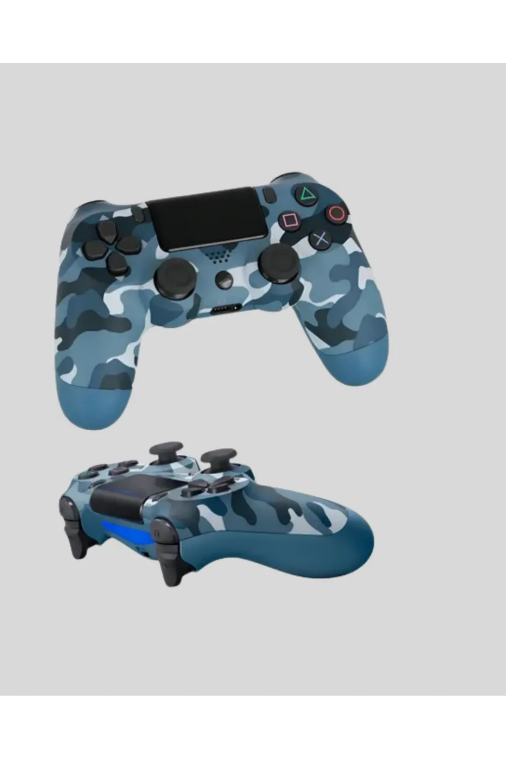 Bluetooth Kablosuz PS4 Gamepad Çift Motorlu Siyah Controller