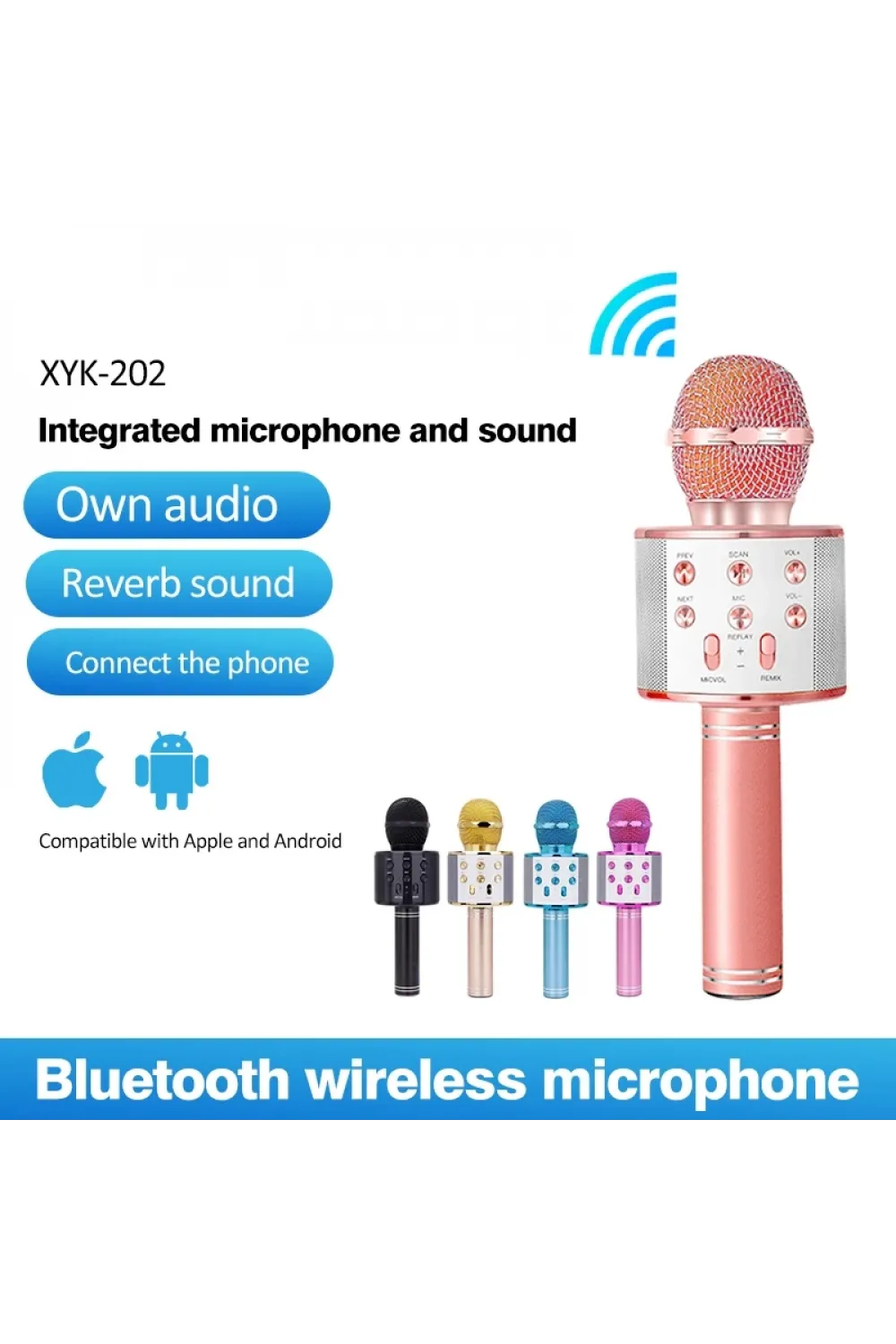 Bluetooth Karaoke Mikrofon