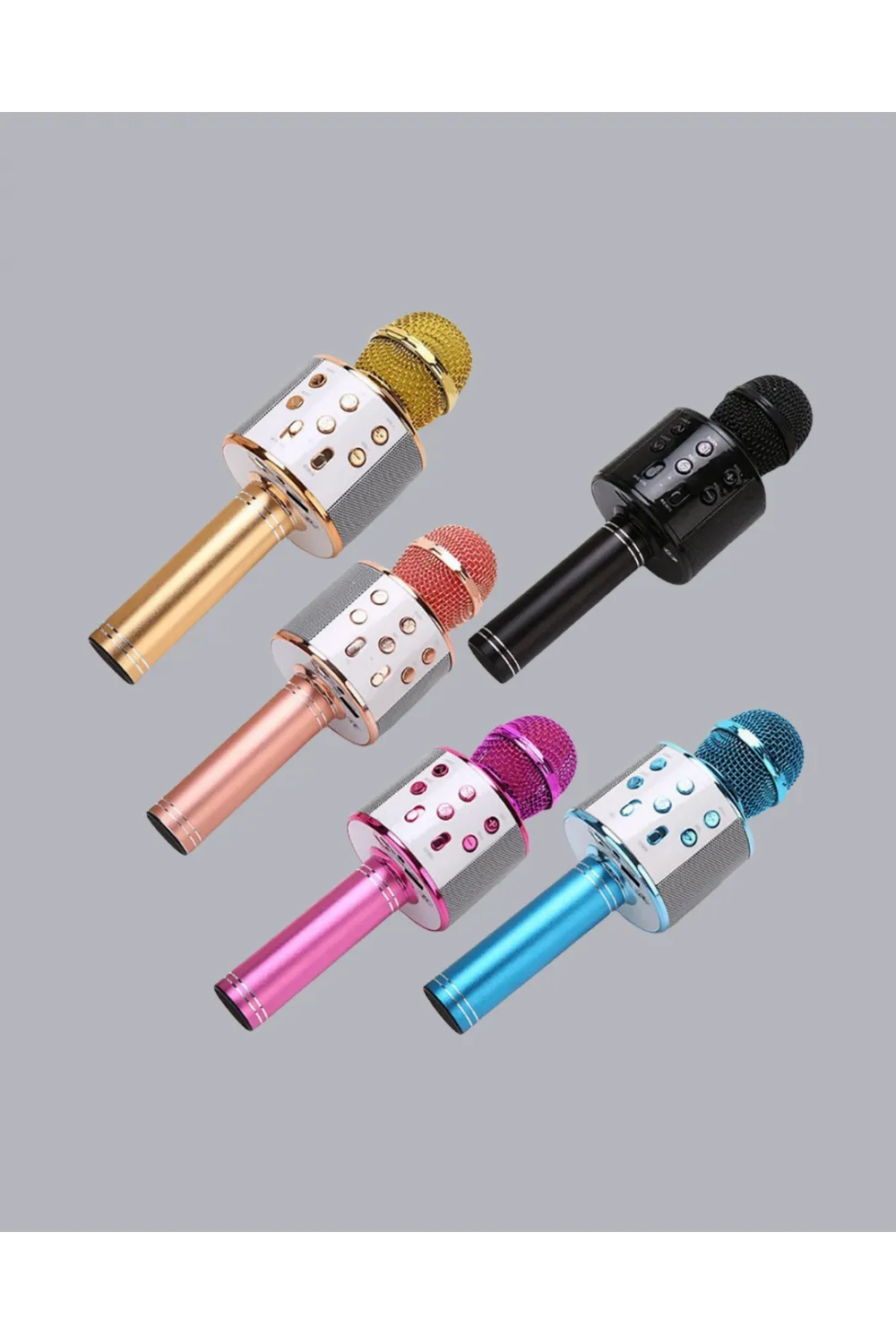 Bluetooth Karaoke Mikrofon – Yüksek Ses Kalitesi, Yankı Efektli, Uzun Ömürlü Pil