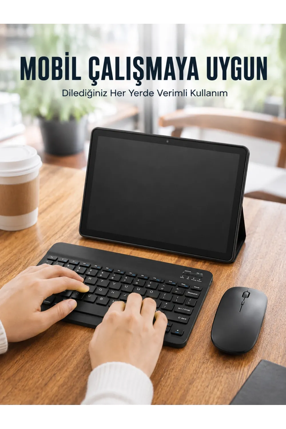 Bluetooth Klavyeli Android Tablet Seti Sım Kart Destekli Kablosuz Mouse Ve Mobil Çalışma Deneyimi
