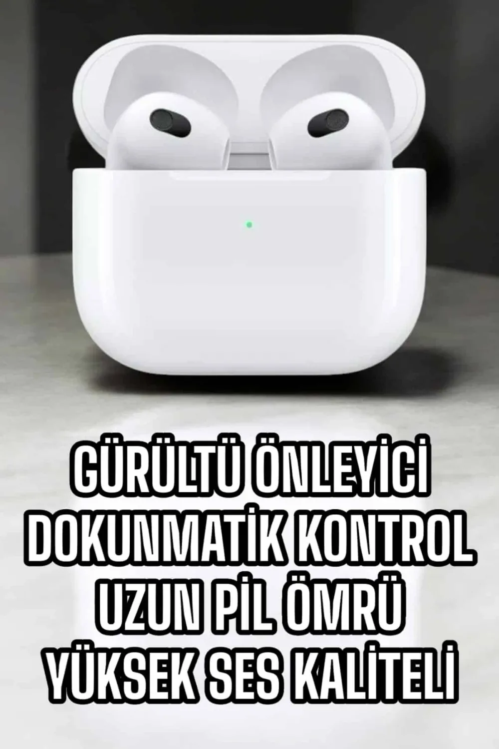Bluetooth Kulaklık 3.nesil Kablosuz Uzun Pil Ömrü Dokunmatik Kontrol