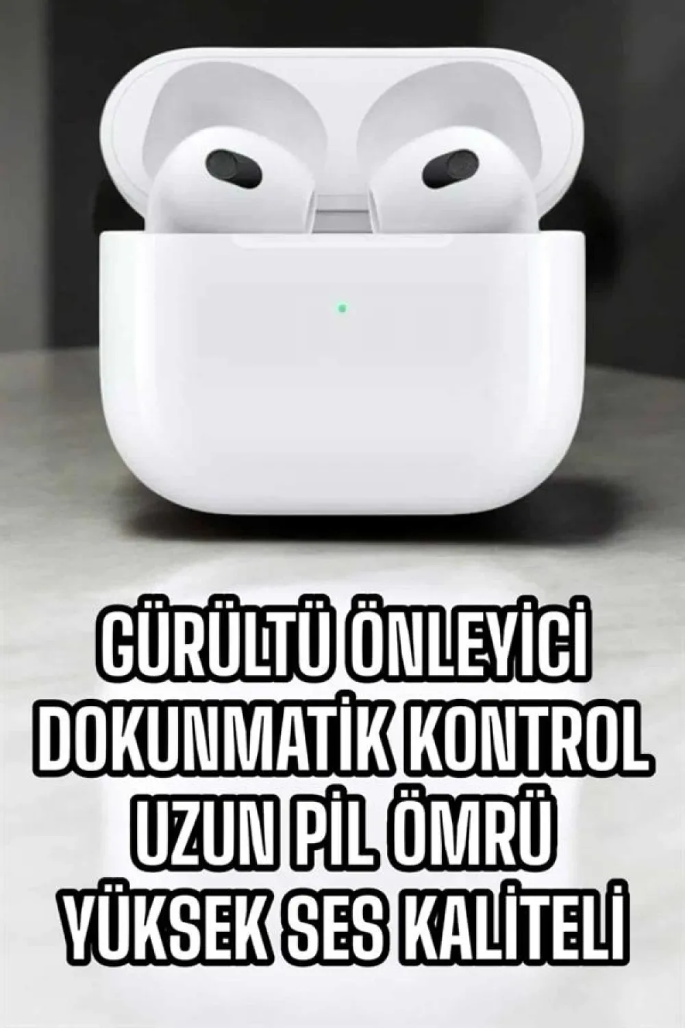 Bluetooth Kulaklık 3.nesil Kablosuz Uzun Pil Ömrü Dokunmatik Kontrol