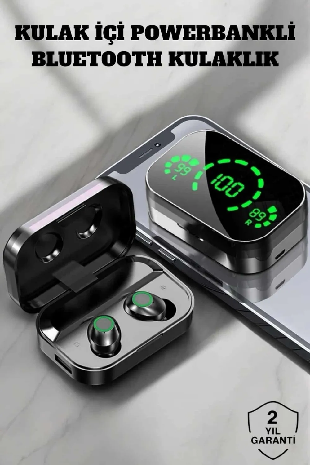 Bluetooth Kulaklık Mikrofonlu Dokunmatik Kontrol Anc Özelliği