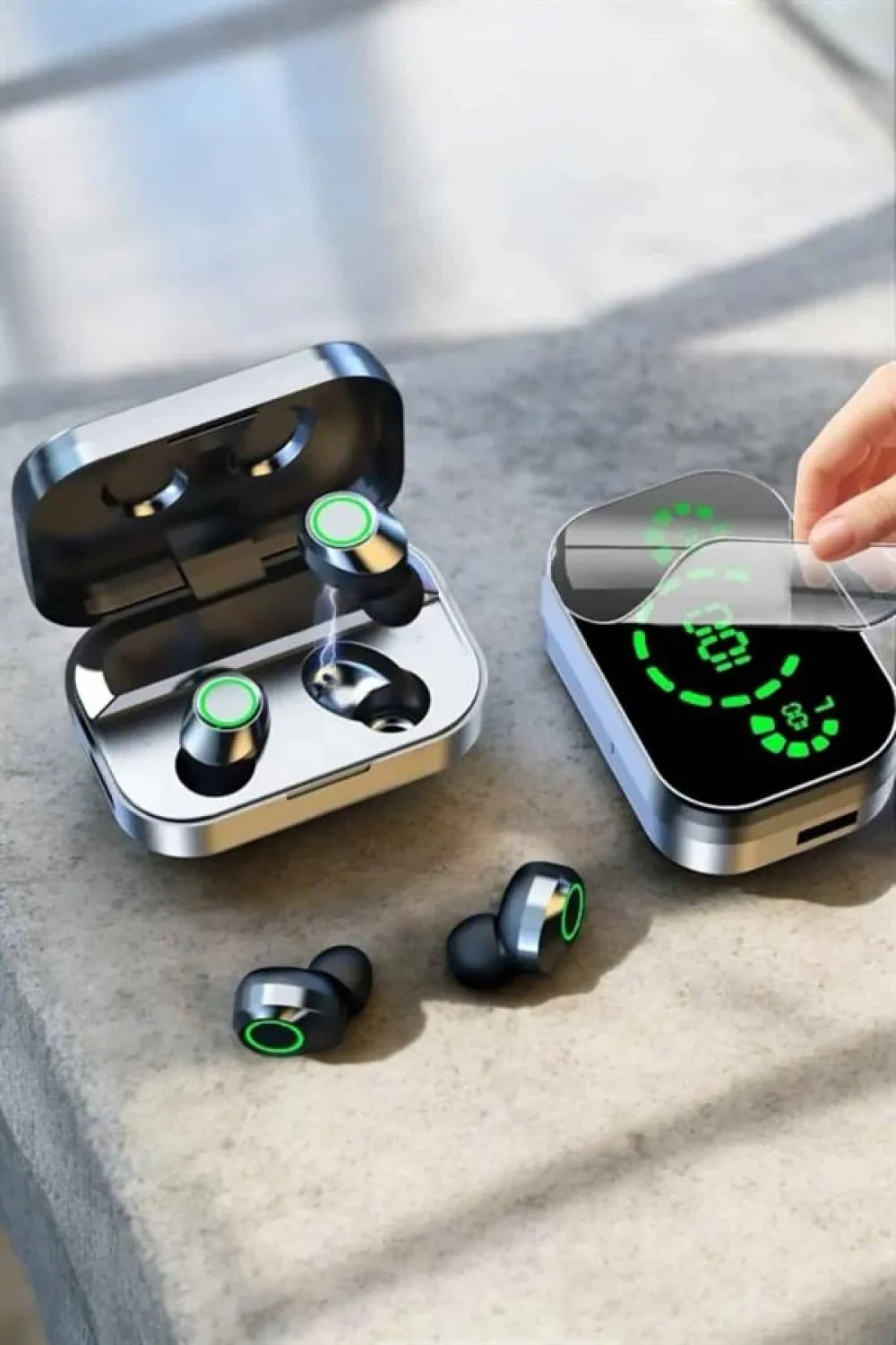 Bluetooth Kulaklık Mikrofonlu Dokunmatik Kontrol Anc Özelliği