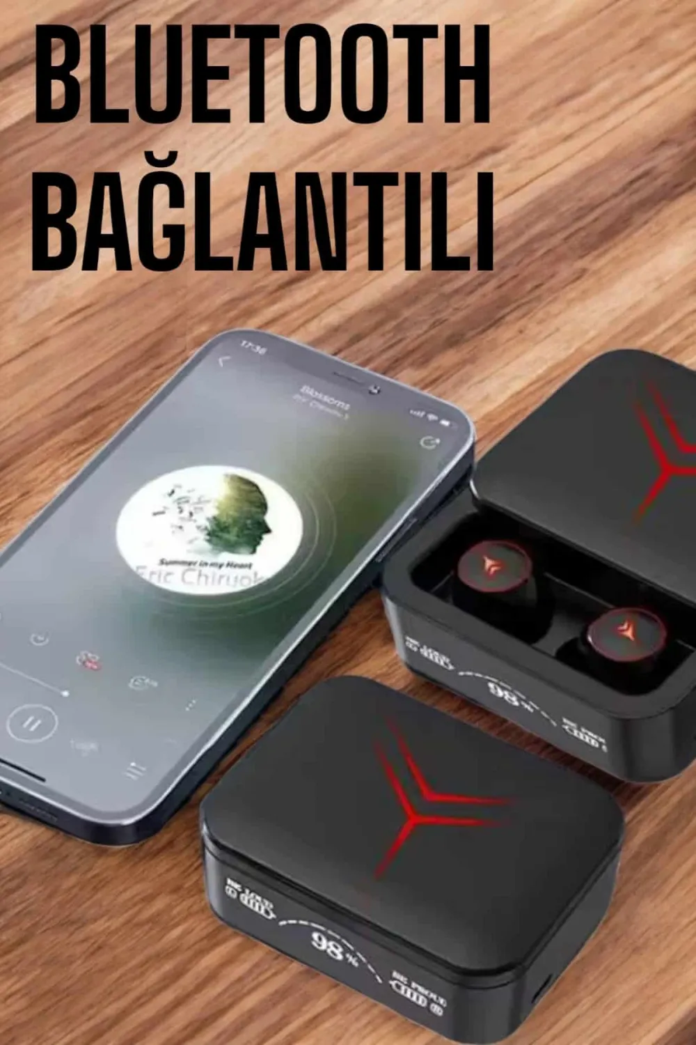Bluetooth Kulaklık Powerbank Özelliği Yüksek Ses Kaliteli Tws Kulaklık