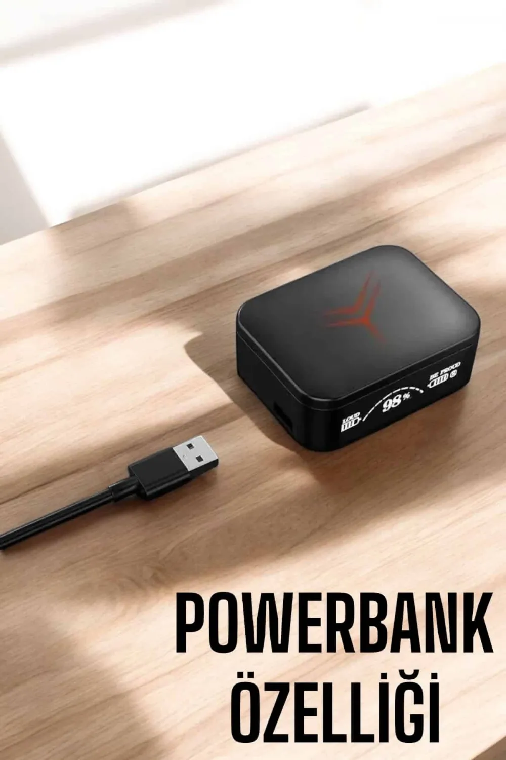Bluetooth Kulaklık Powerbank Özelliği Yüksek Ses Kaliteli Tws Kulaklık