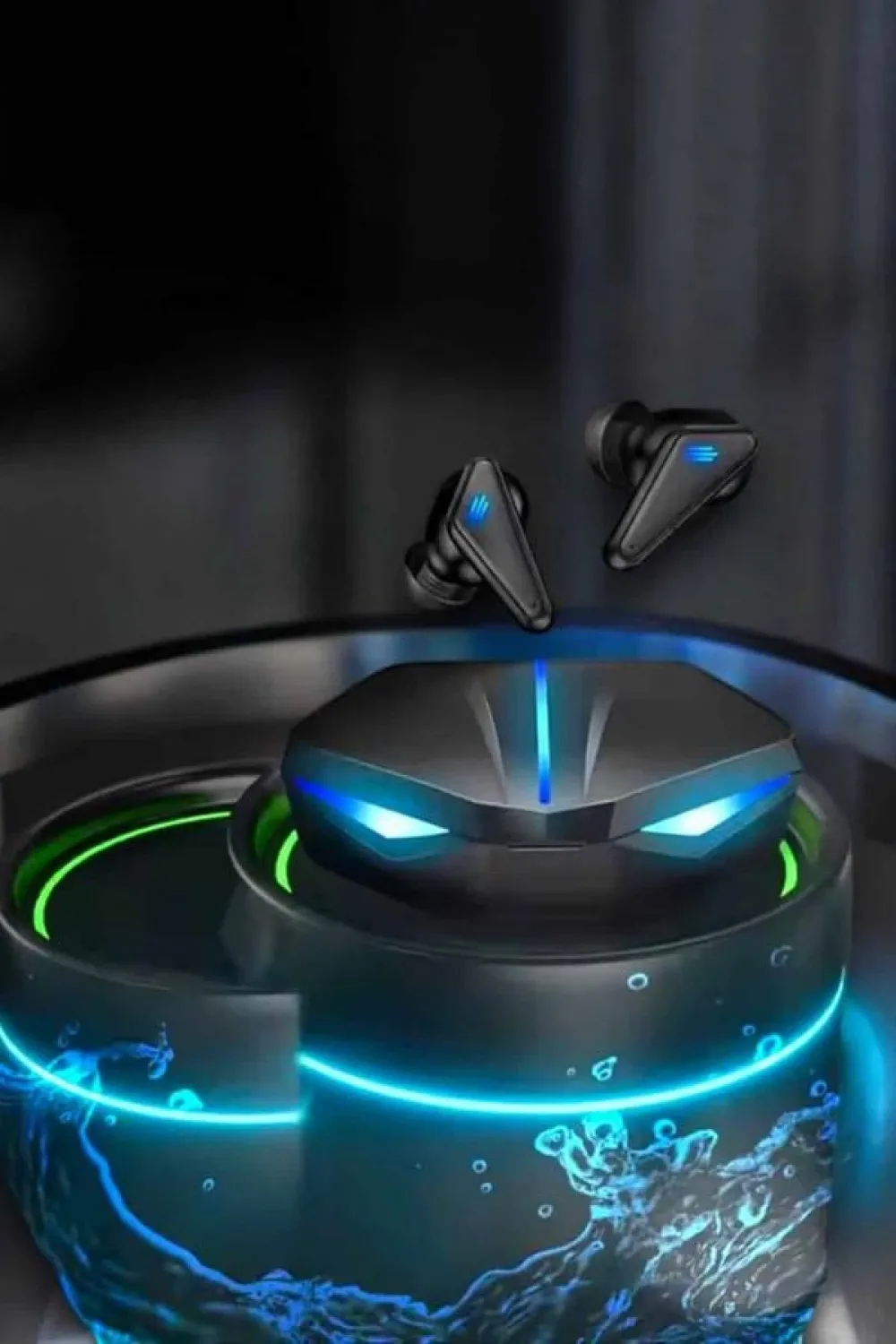 Bluetooth Oyuncu Kulaklığı Led Işıklı Kablosuz Anc Özelliği