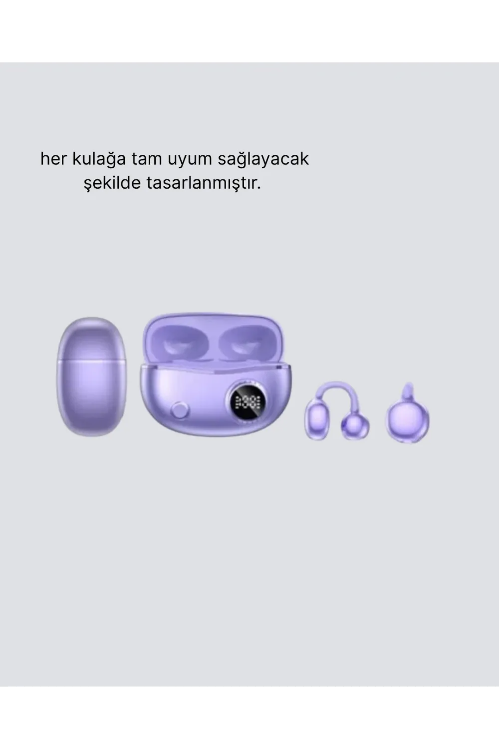 Bluetooth Yxg10 Kulak Arkası Tasarım Cilt Dostu Silikon Hafif Yapı