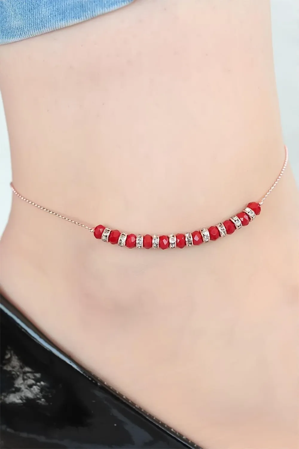 ietaks™ Bordo Miyuki Taşlı Hal Hal