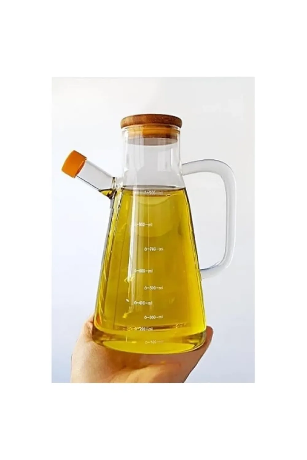 Borosilikat Cam 900 ml. Yağdanlık