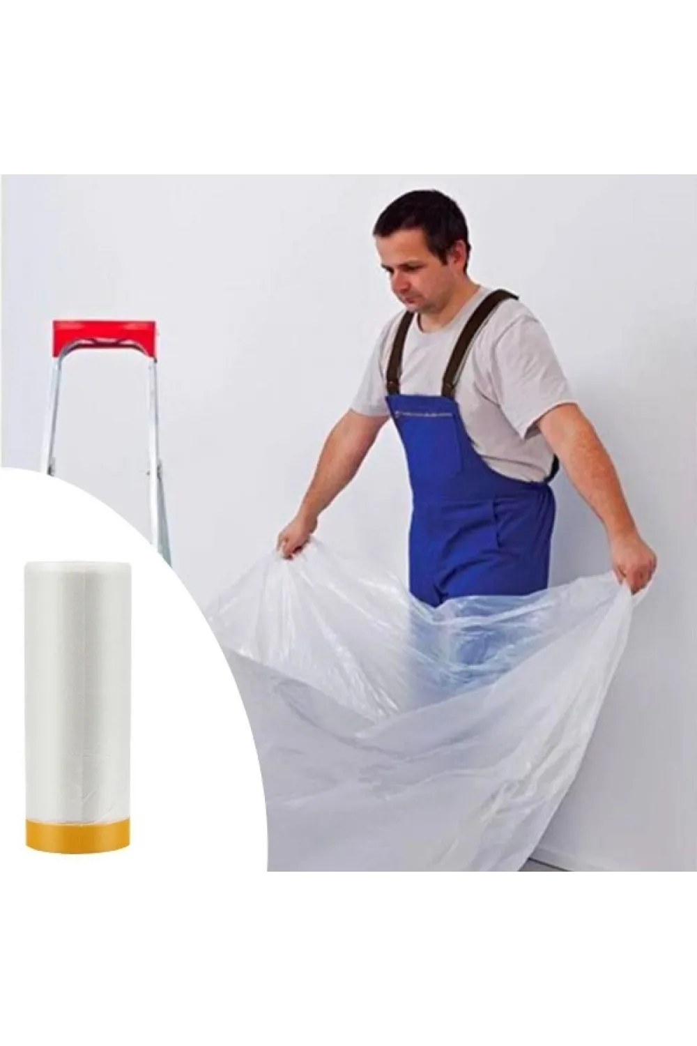 Boya Badana Eşya Koruma Yapışkanlı Örtü 280 cm x 15 mt