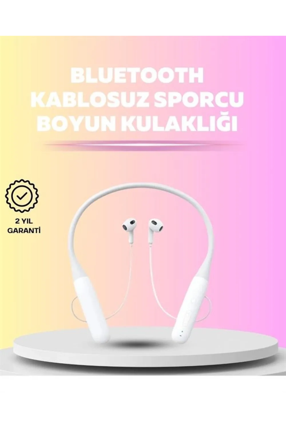 Boyun Askılı Kulaklık – 100 Saat Kullanım Süresi, Ergonomik Tasarım