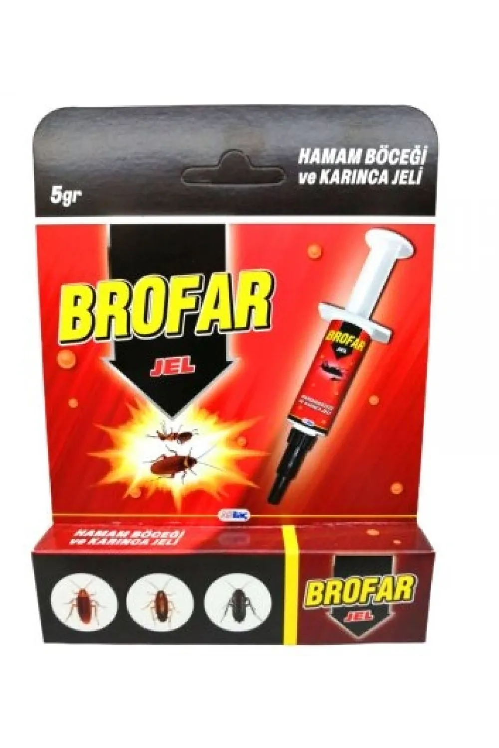 Brofar Jel Şırınga Hamamböceği Ve Karınca 5 Gr. IEGN1DF