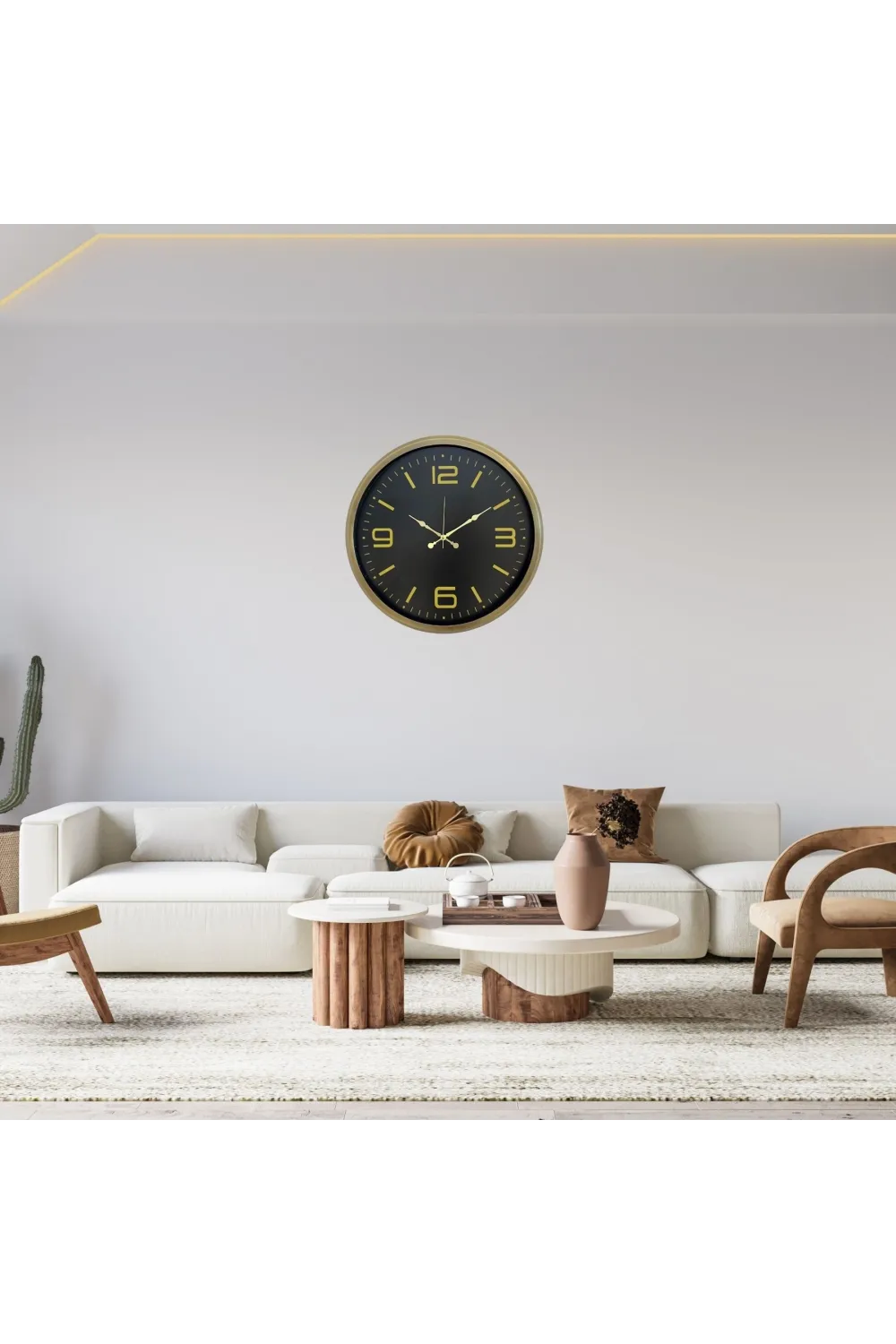 Bronze Prestij 52 x 52 Cm Duvar Saati