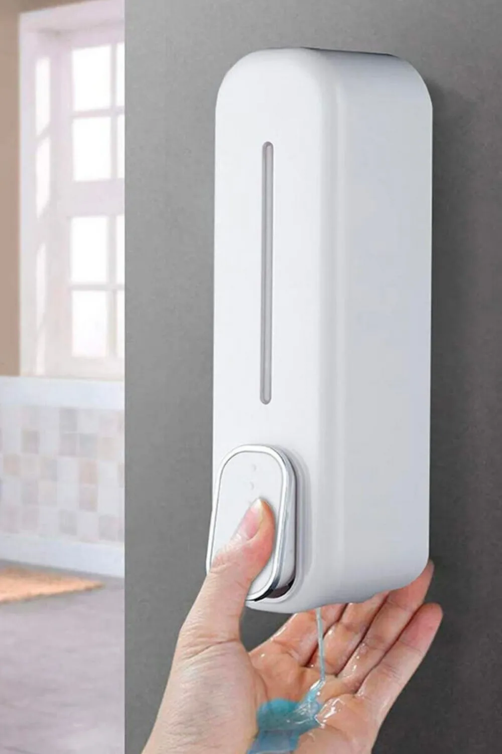 Buffer ® Beyaz Duvara Monte Sıvı Sabunluk Dispenser 300 ml