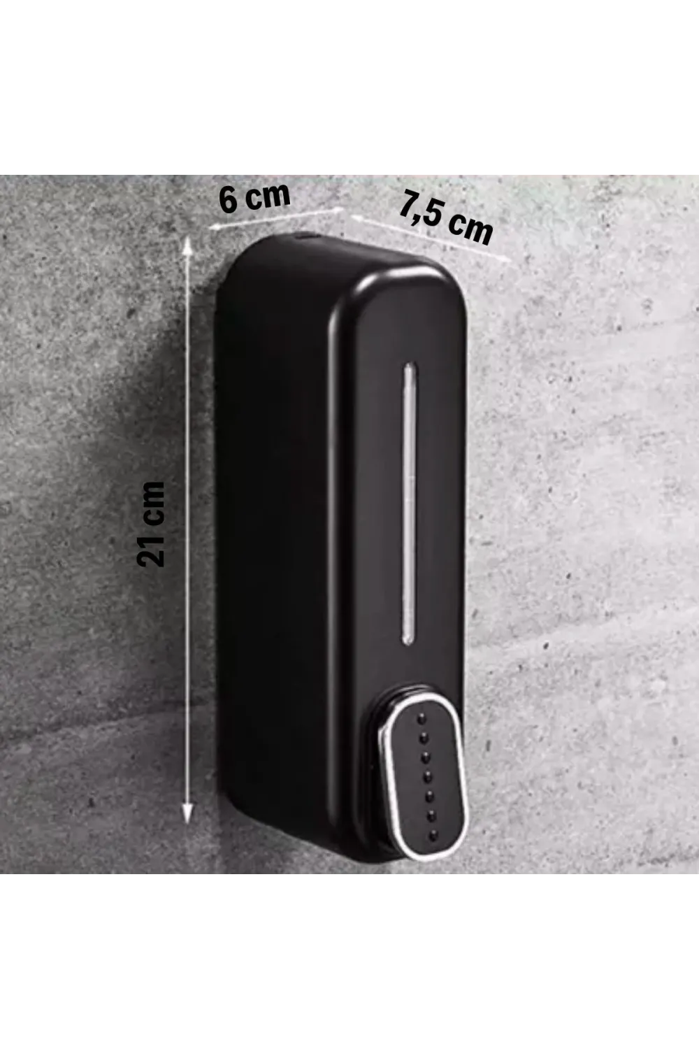 Buffer ® Siyah Duvara Monte Sıvı Sabunluk Dispenser 300 ml