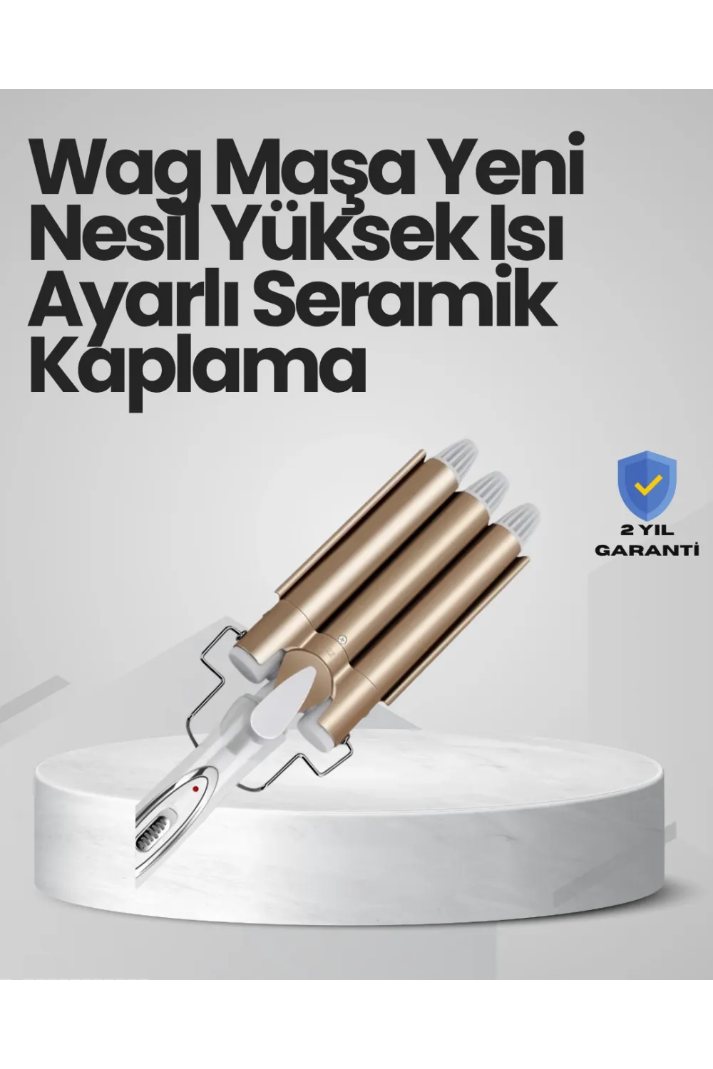 Bukle Saç Maşası – Kolay Kullanım, Sağlıklı Bukleler Yüksek Isılı