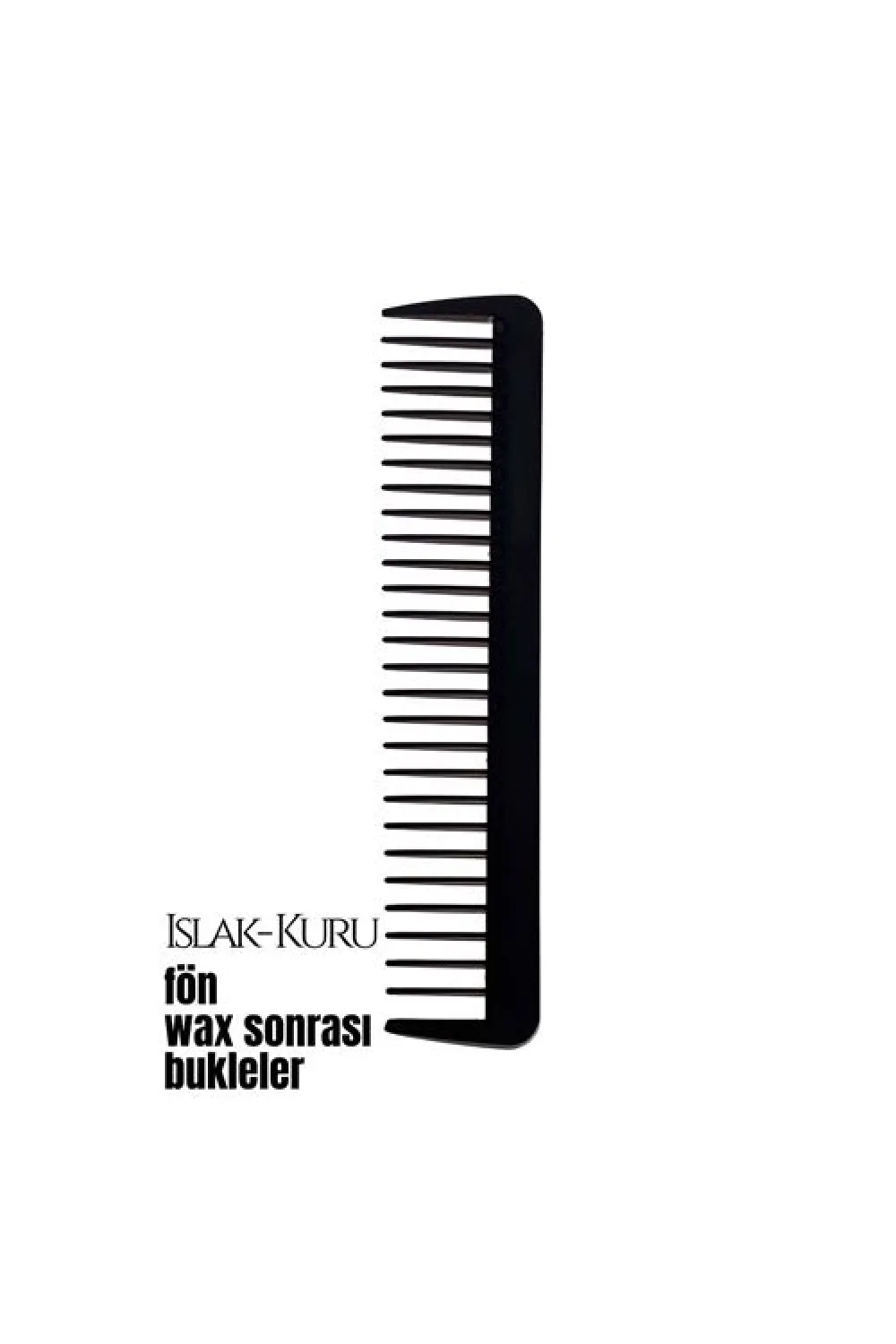 Bukleli Saç Fön Wax Sonrası Tarak Karbon Nano Absolute Professional 720623