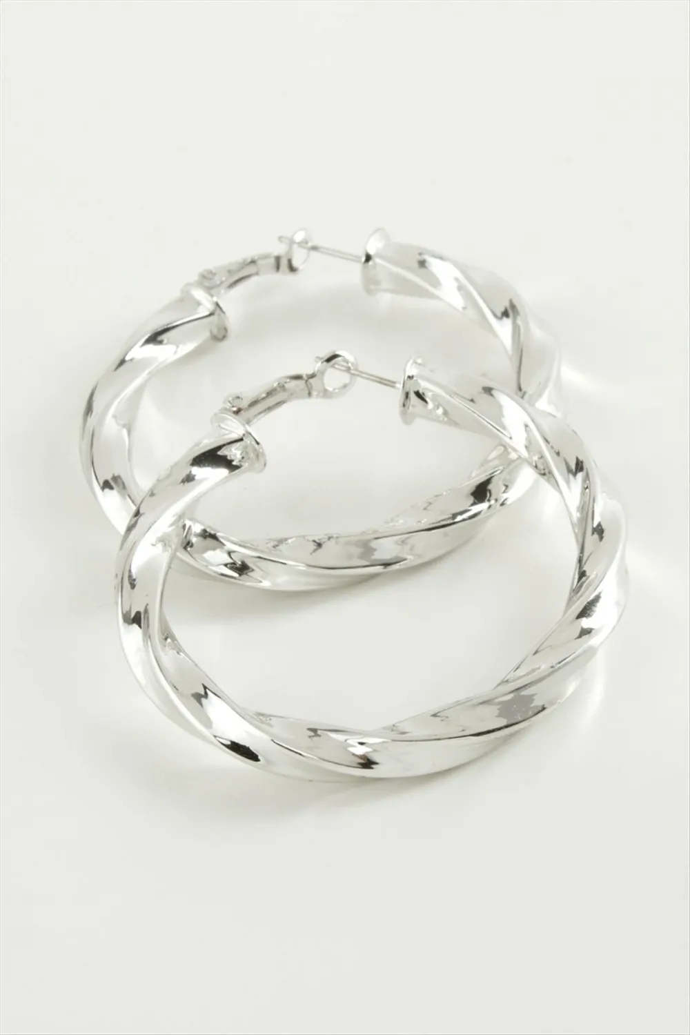 Burgulu Halka Küpe 4,5 cm