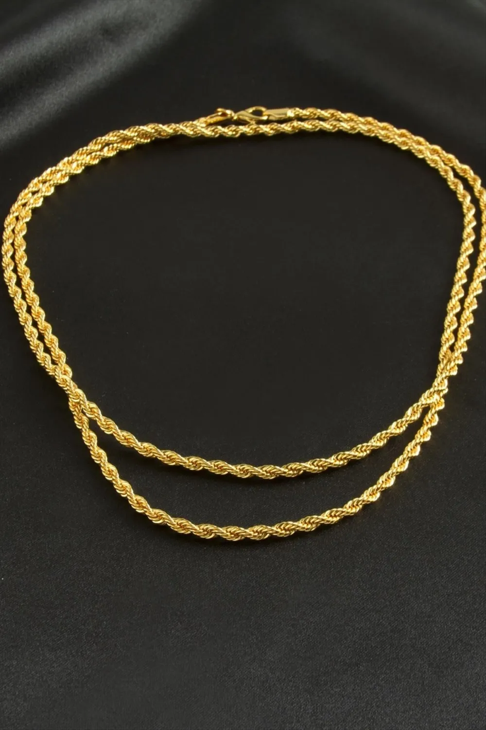 Burgulu Zincir Kolye 80 cm