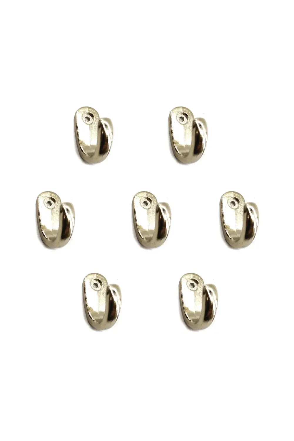 Büyük Tekli Fincan Askı, Dekor Askısı - Nikel, 12x23x30 Mm