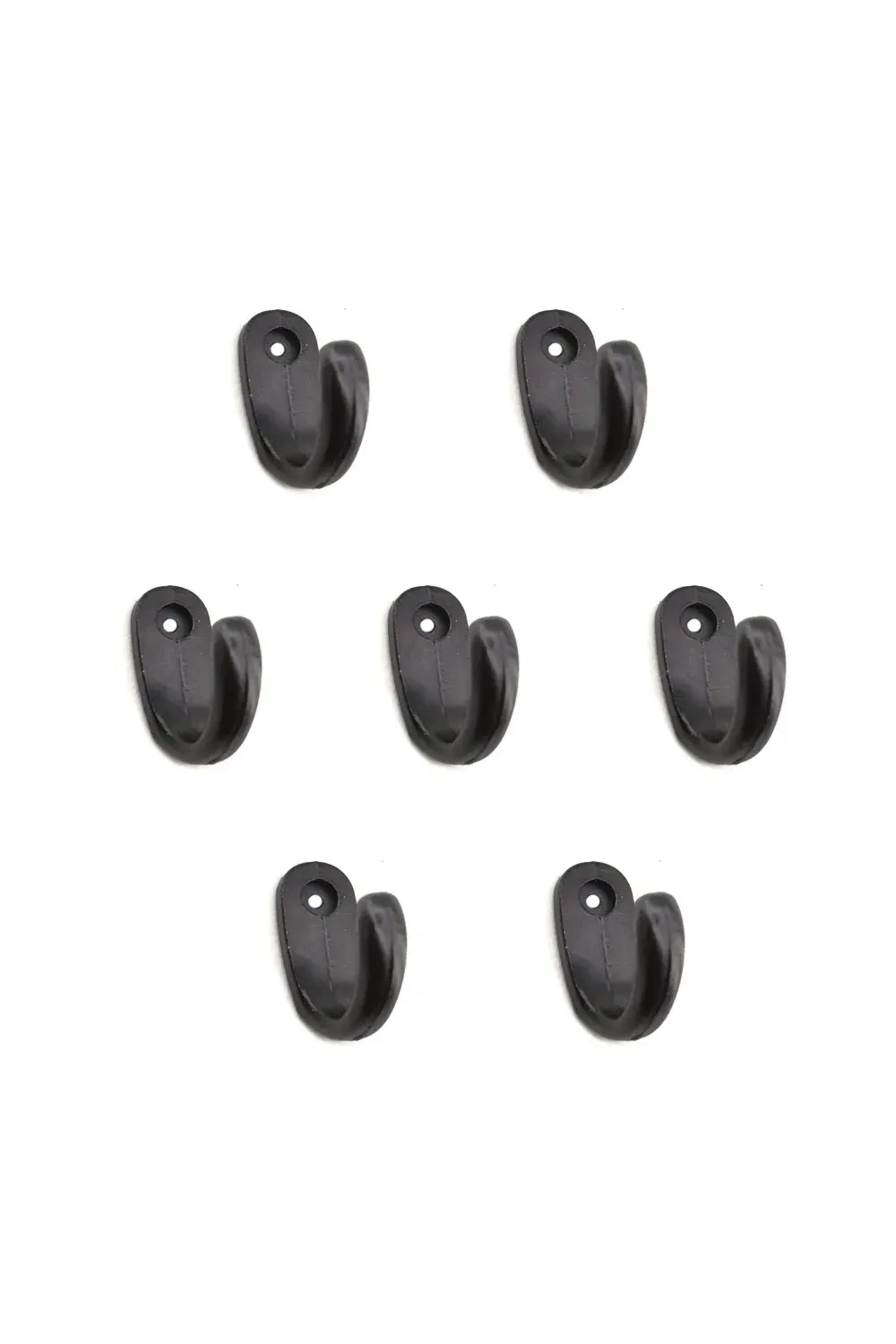 Büyük Tekli Fincan Askı, Dekor Askısı - Siyah, 12x23x30 Mm