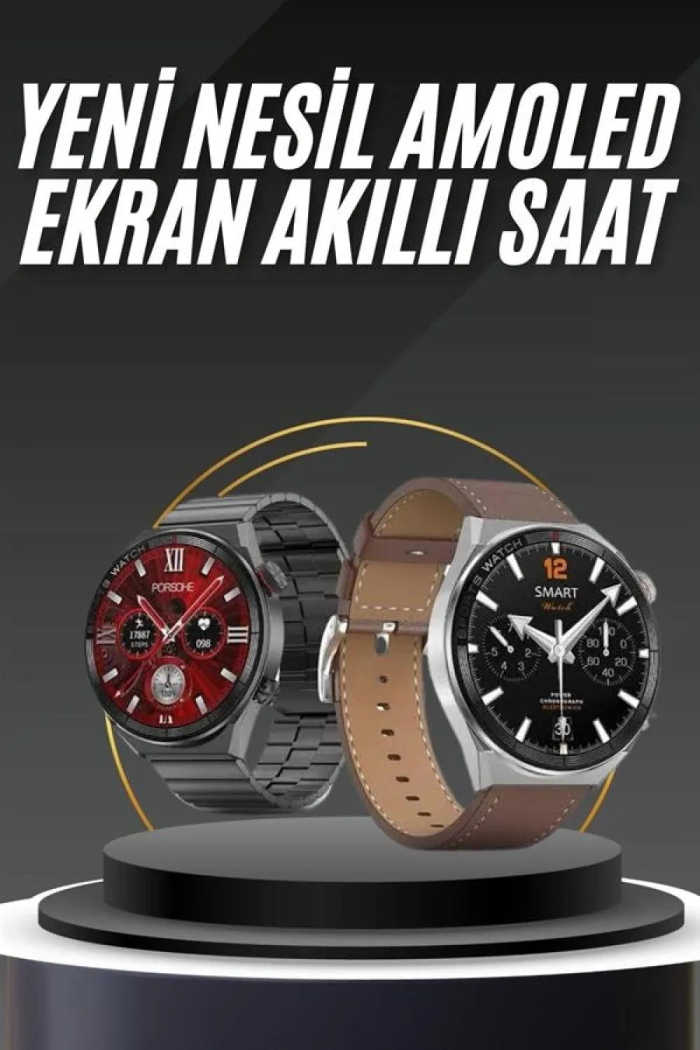 Çağrı Cevaplama Sesli Asistan Çoklu Dil Desteği 5.0 Bluetooth Akıllı Saat
