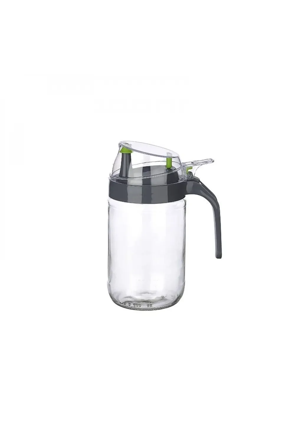 Cam Yağdanlık - Kulplu Sirkelik Sosluk 660ml