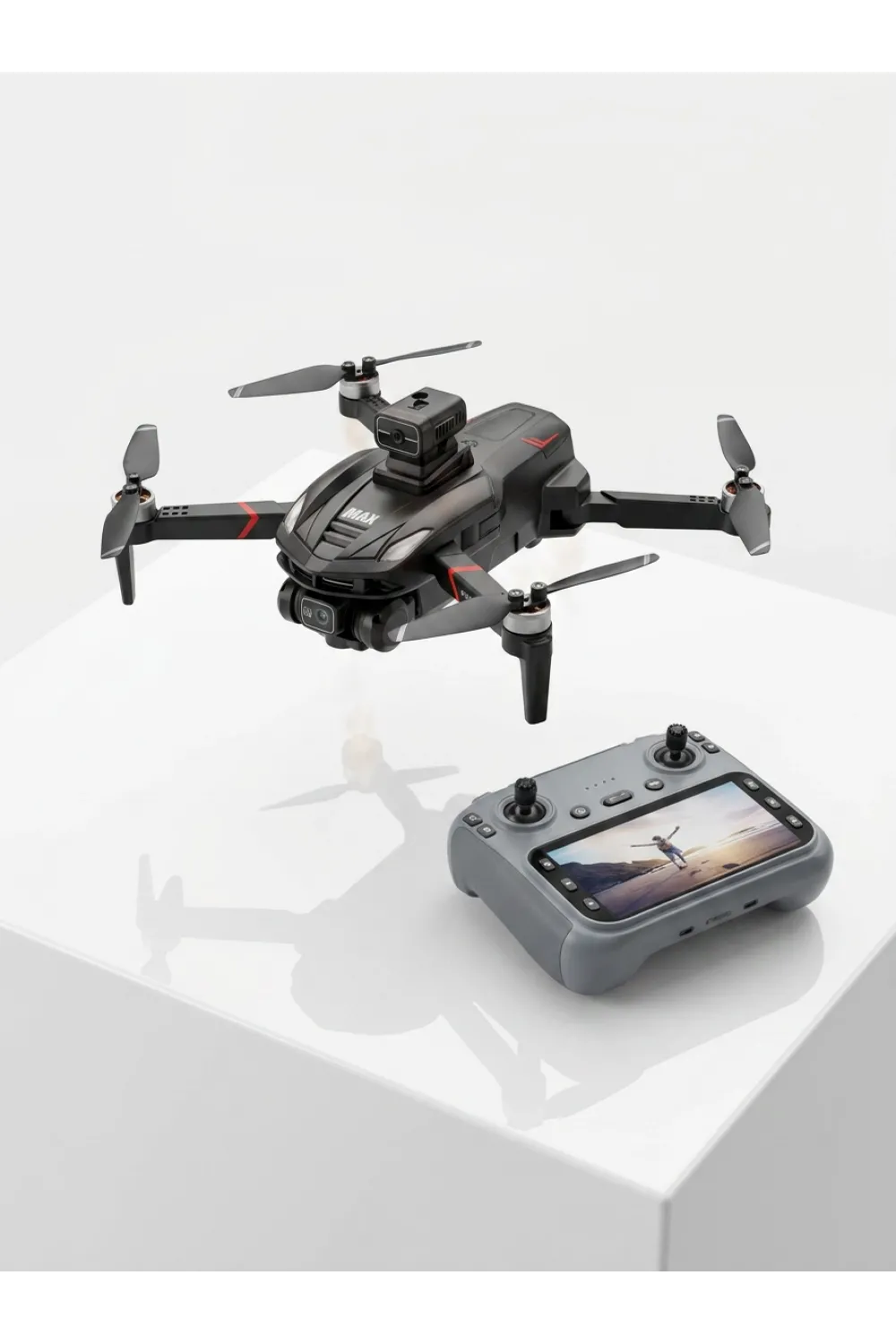 Canlı Görüntü Aktarımlı Çift Kameralı Uzaktan Kumandalı Drone