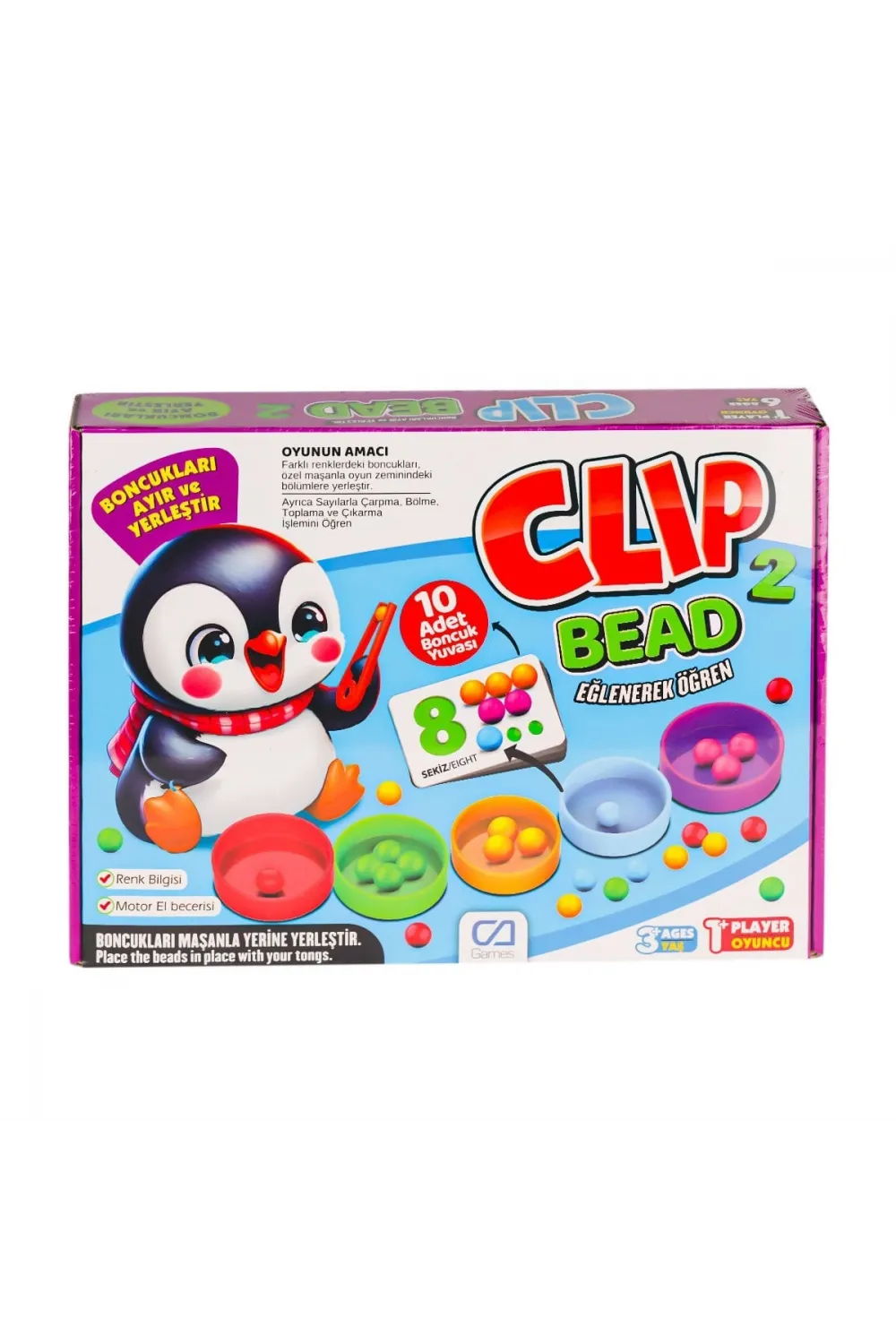 CAPLS-5286 Clip Bead Kutu Oyunu -CA Games