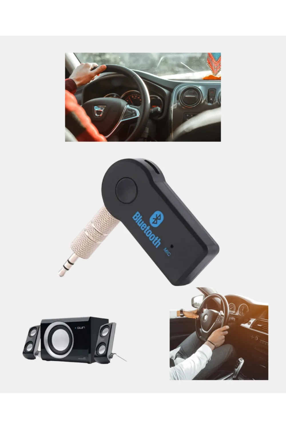 Car Bluetooth Aux Oto Mp3 Player Kablosuz Müzik Ve Görüşme Cihazı