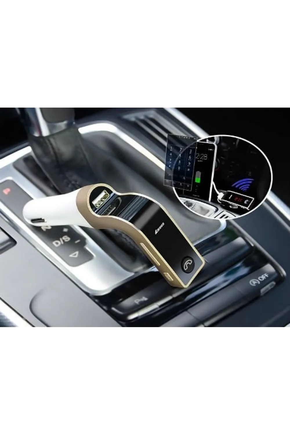 Carg7 Bluetooth Araç FM Transmitter Usb Girişli