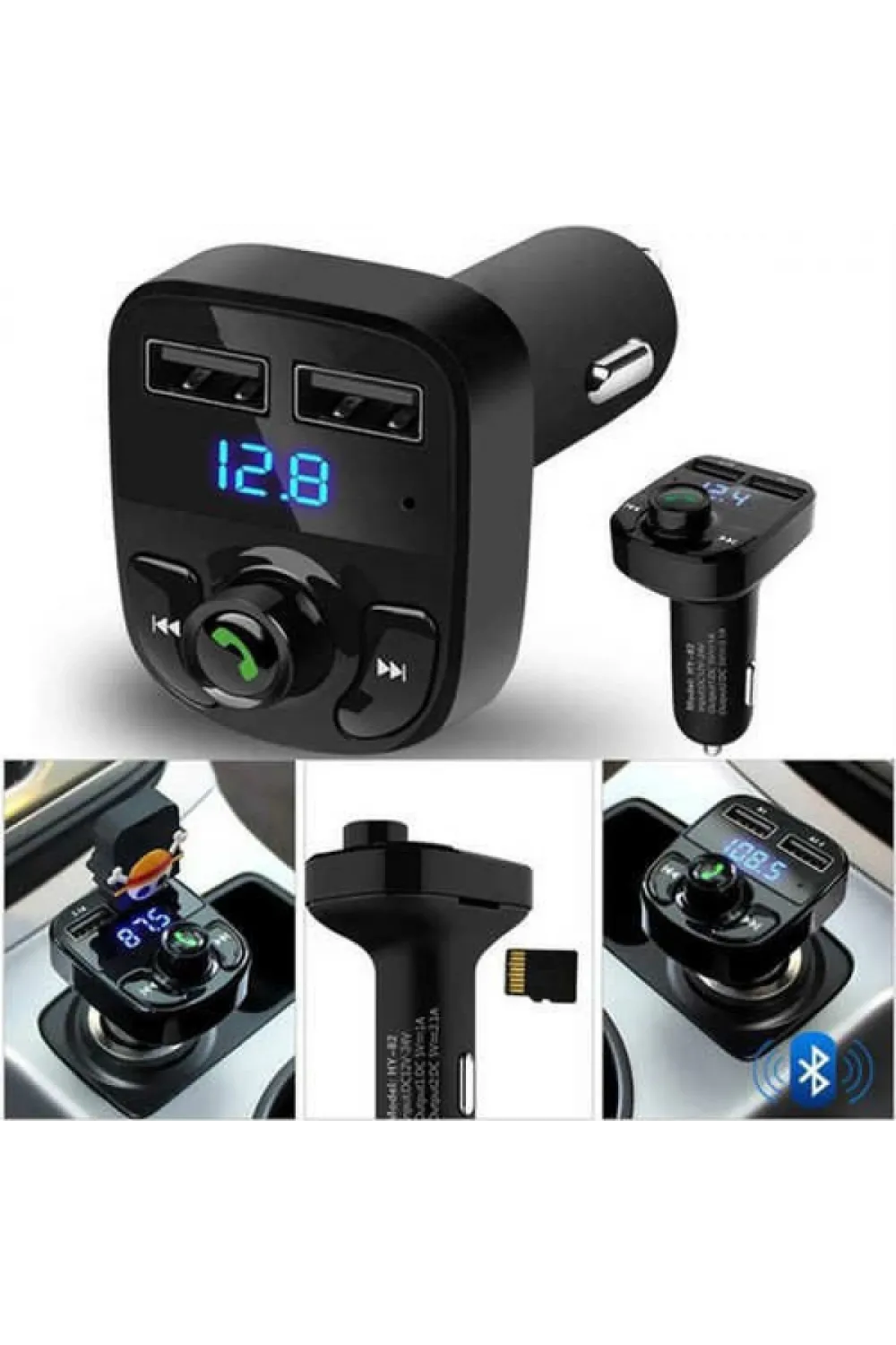 Carx8 Bluetooth Araç Kiti Fm Transmitter