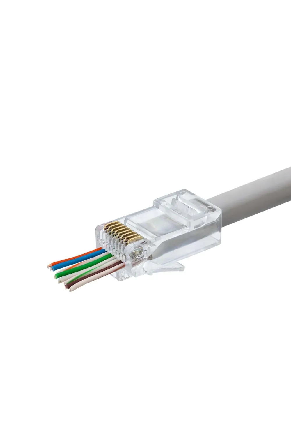 Cat5 Konnektör Ez Rj45 100Lü Paket Şeffaf HDX5044