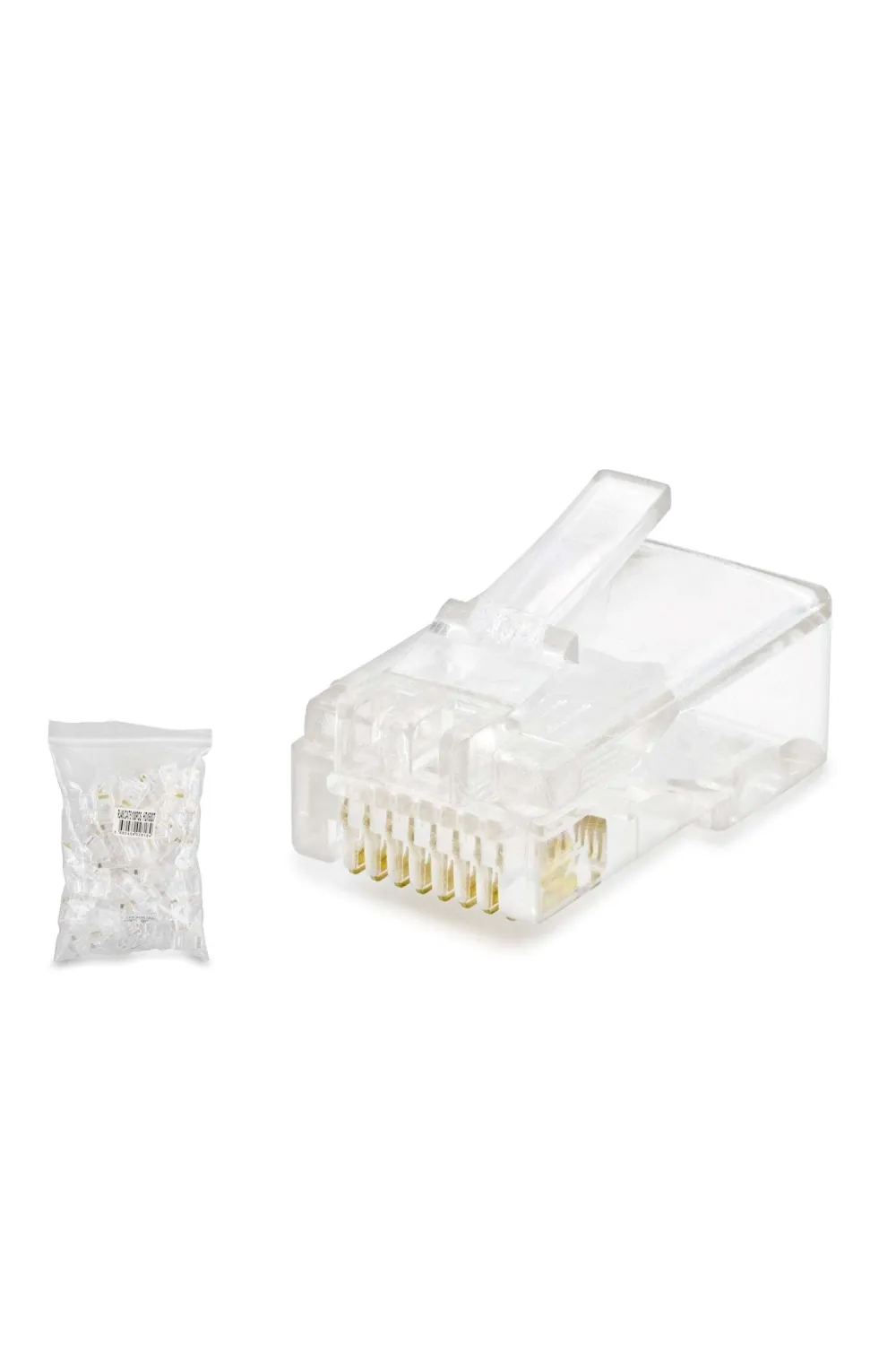 Cat5 Konnektör Rj45 100Lü Paket Şeffaf HDX5007