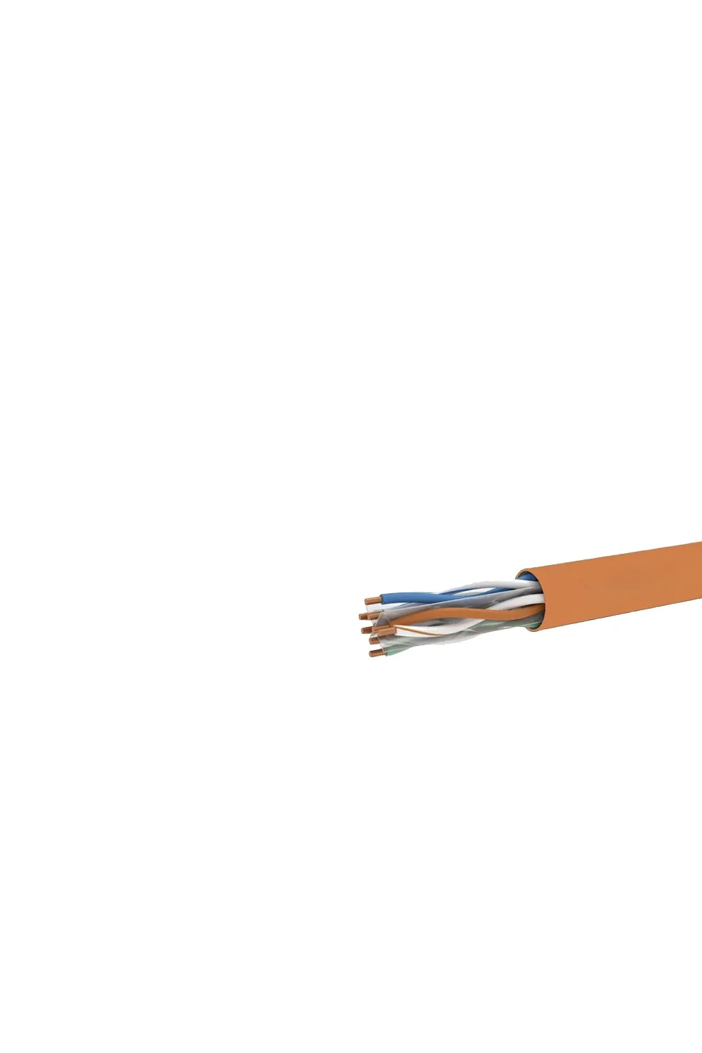 Cat6 U/Utp Dış Mekan Ethernet Kablosu Cu Hffr 23 Awg 305 M - Turuncu ER6004