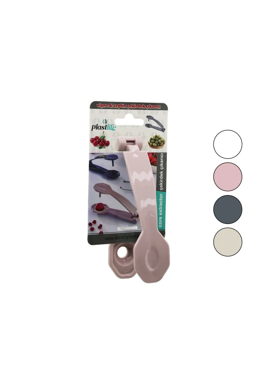 Çekirdek Çıkarıcı Vişne - Zeytin Vb. Renkli Plastik