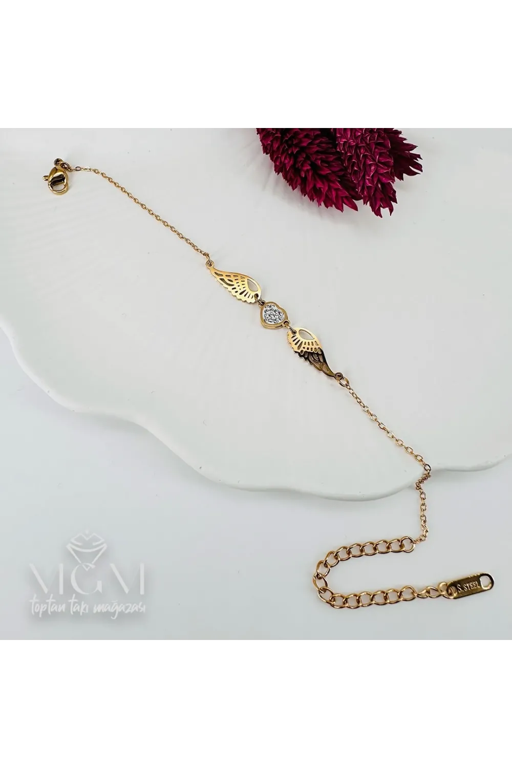 Çelik Bileklikler 16+5 Cm Uzatma Payı - Kbl0080