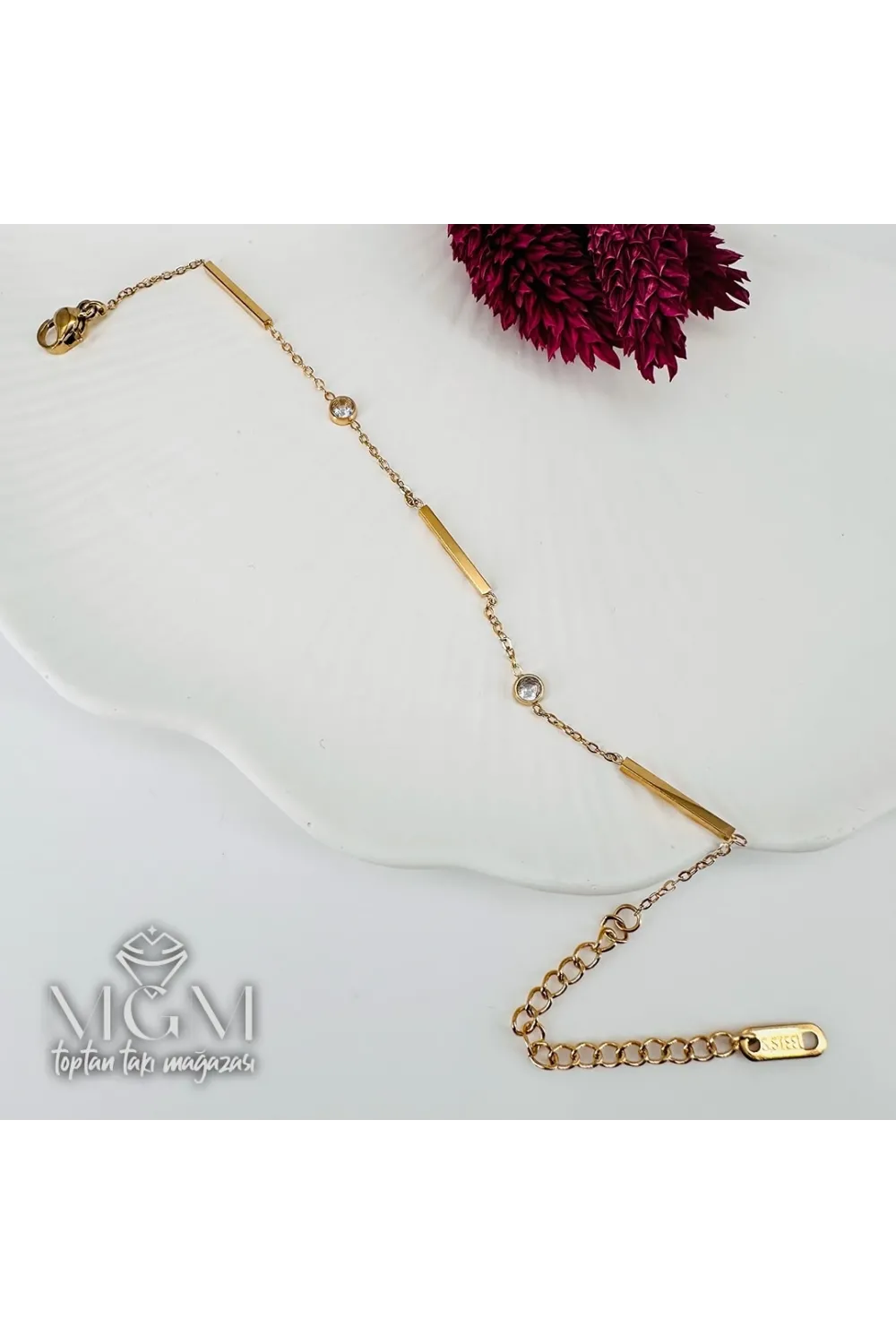 Çelik Bileklikler 16+5 Cm Uzatma Payı - Kbl0084