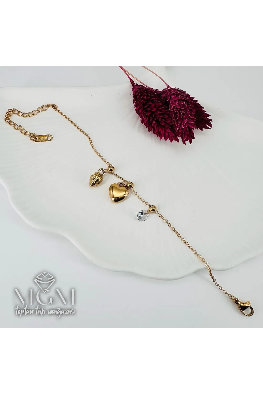 Çelik Bileklikler 16+5 Cm Uzatma Payı - Kbl0088