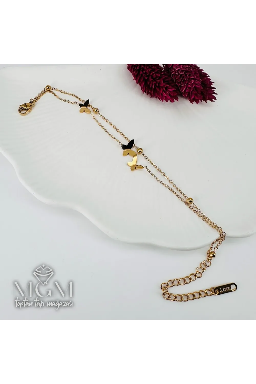 Çelik Bileklikler 16+5 Cm Uzatma Payı - Kbl0098