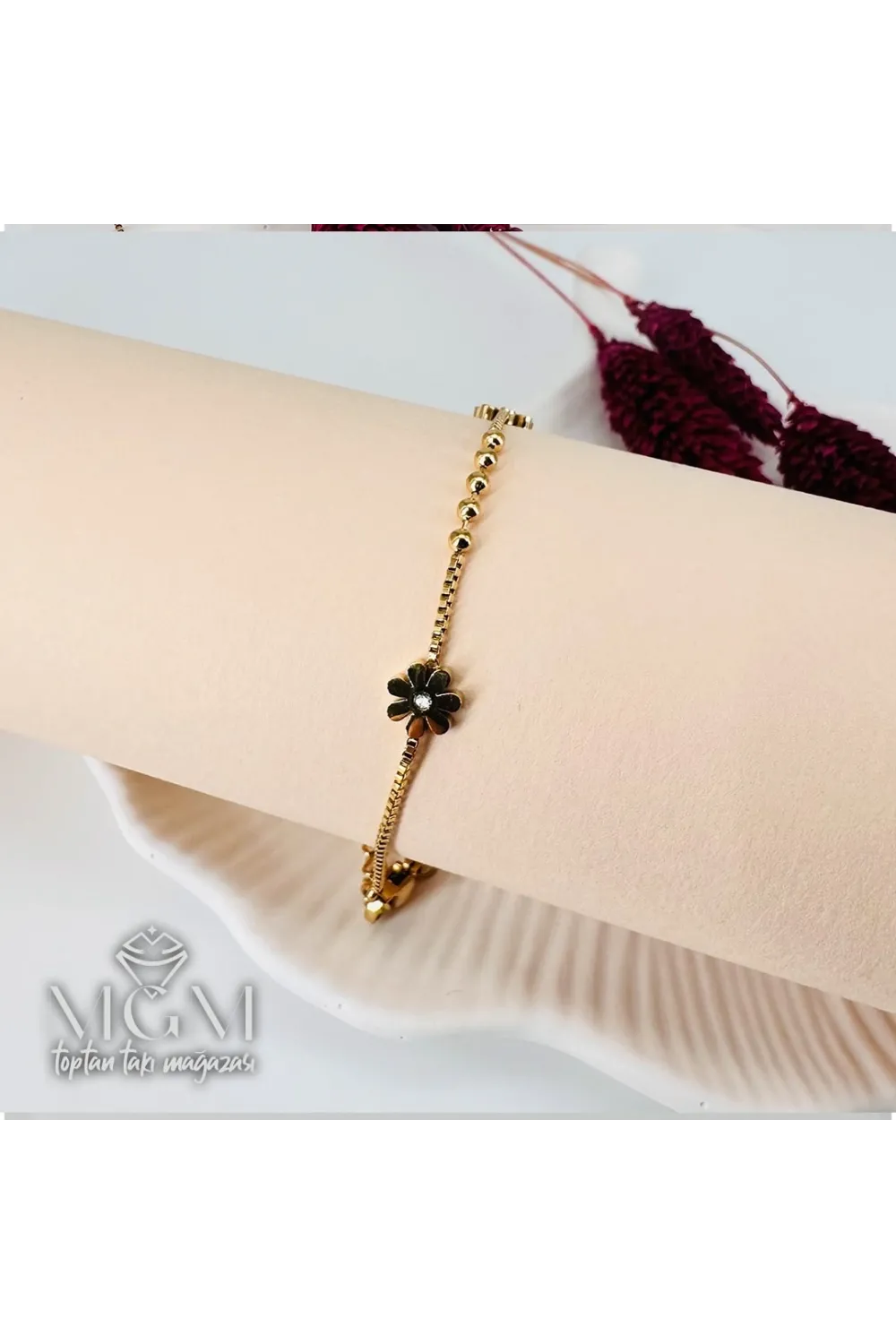 Çelik Bileklikler 17+5 Cm Uzatma Payı - Kbl0144