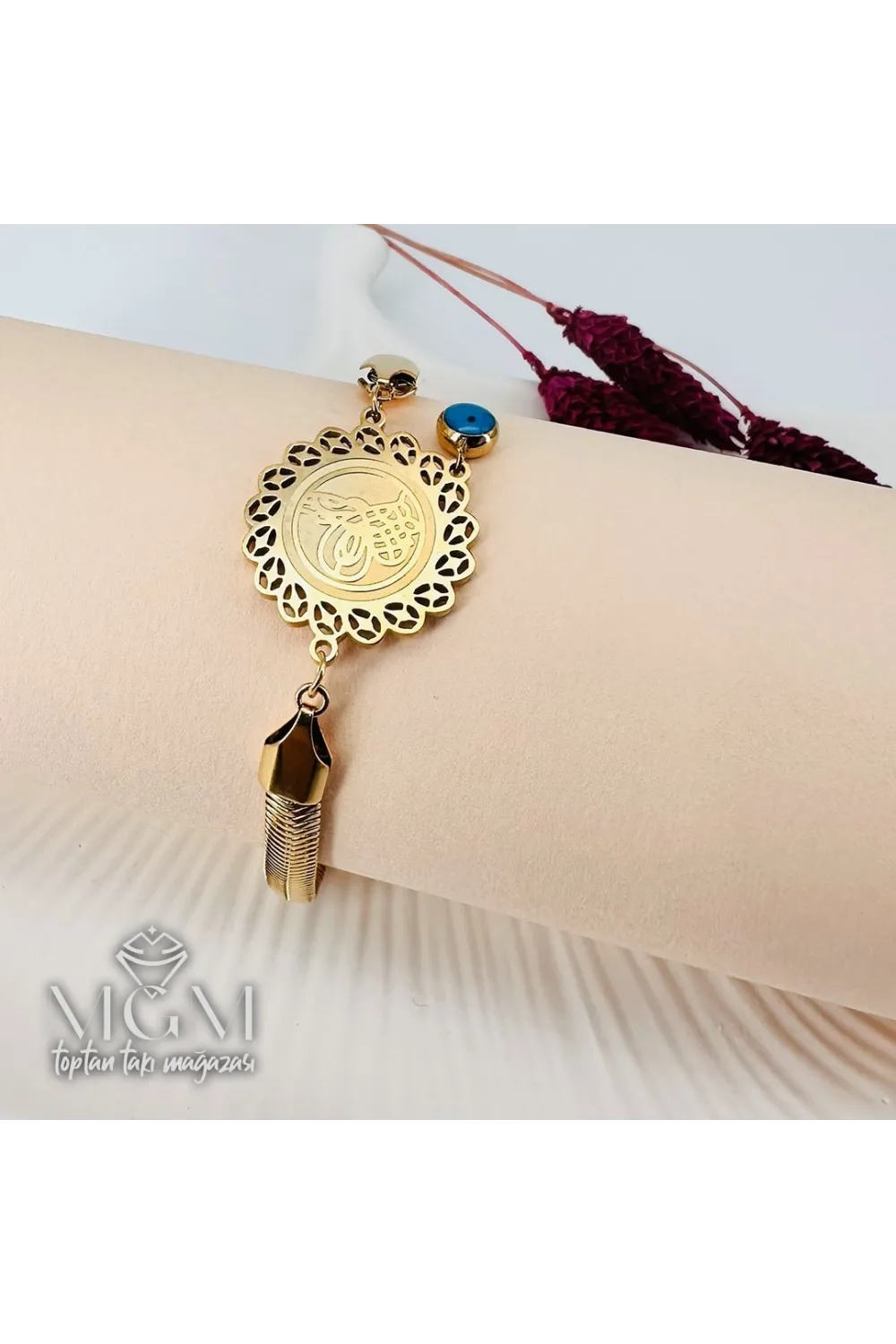 Çelik Bileklikler 18,5+5 Cm Uzatma Payı - Kbl0160