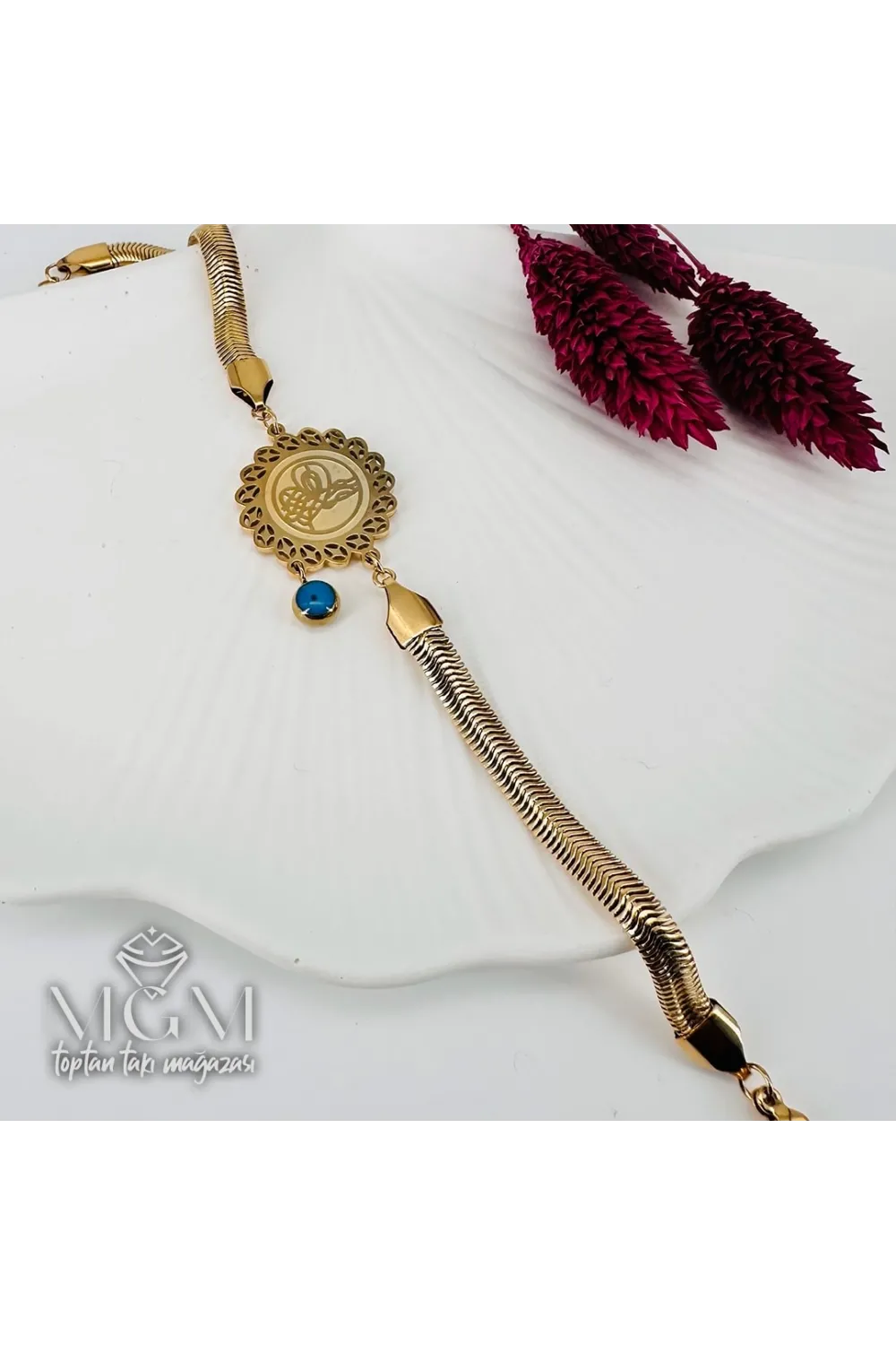 Çelik Bileklikler 18,5+5 Cm Uzatma Payı - Kbl0160