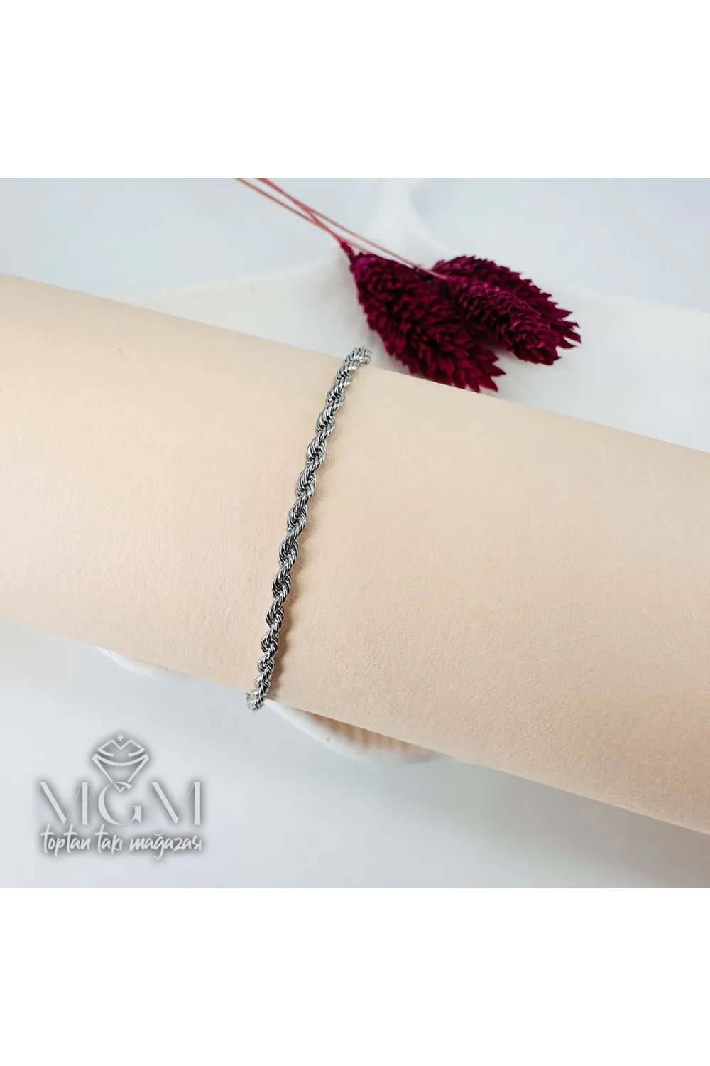 Çelik Burgu Bileklik 2 Mm - Kbl0091