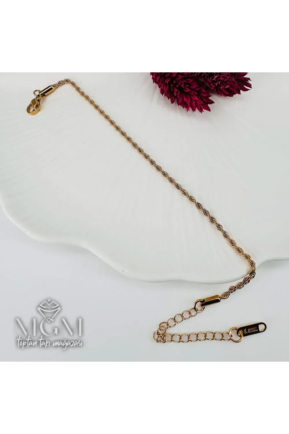 Çelik Burgu Bileklik 2 Mm - Kbl0092