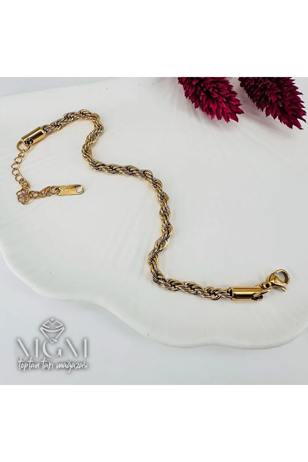 Çelik Burgu Bileklik 3 Mm - Kbl0118