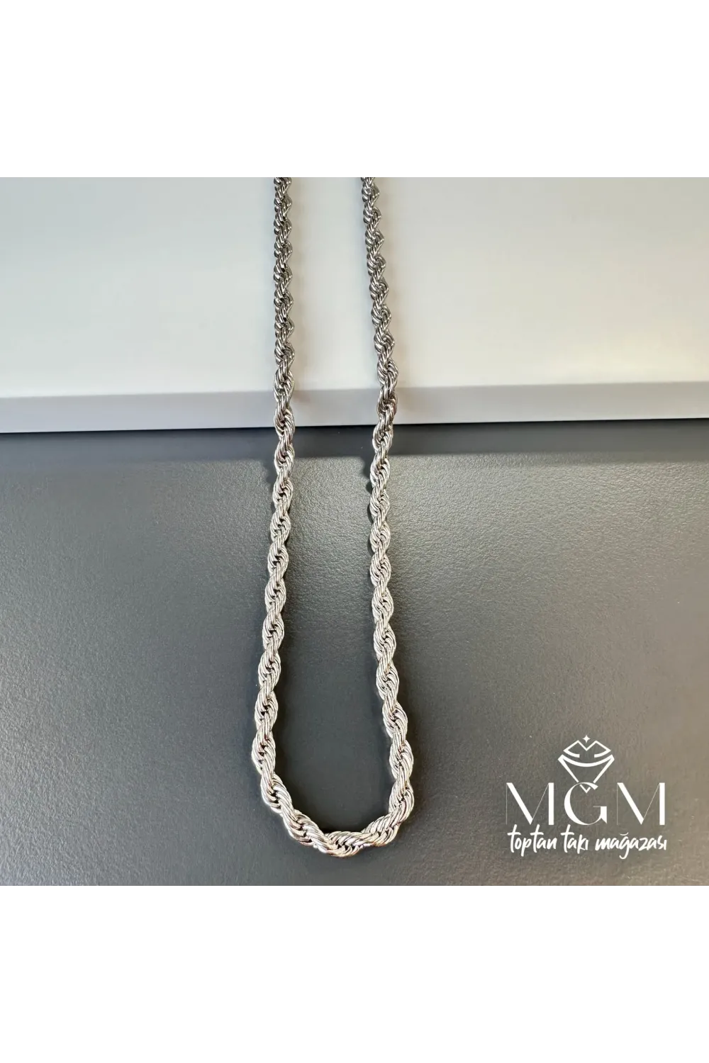 Çelik Burgu Halat Zincir 4 Mm - Kl0069