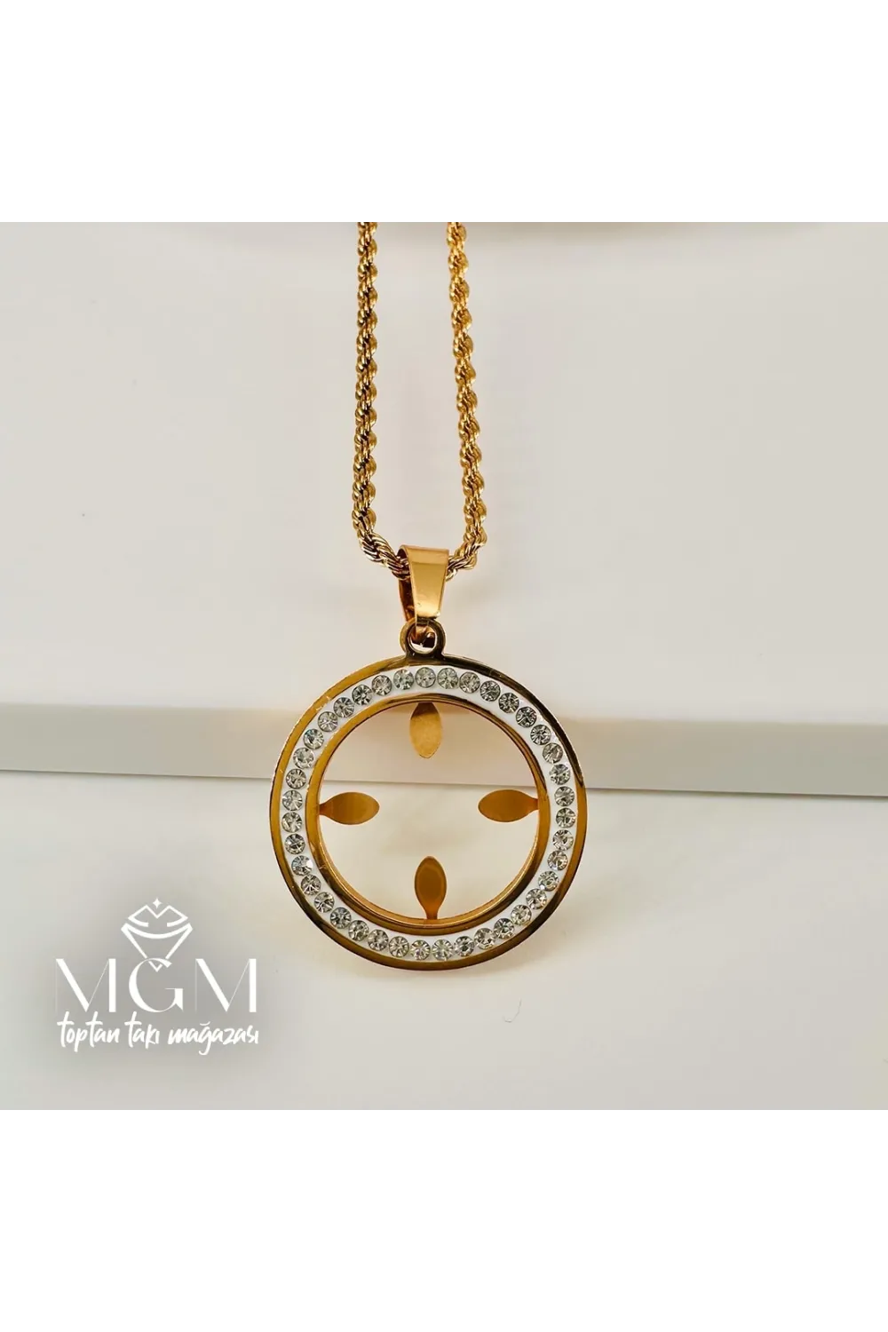 Çelik Çelik Kolye 40+5 Cm - Kl0197