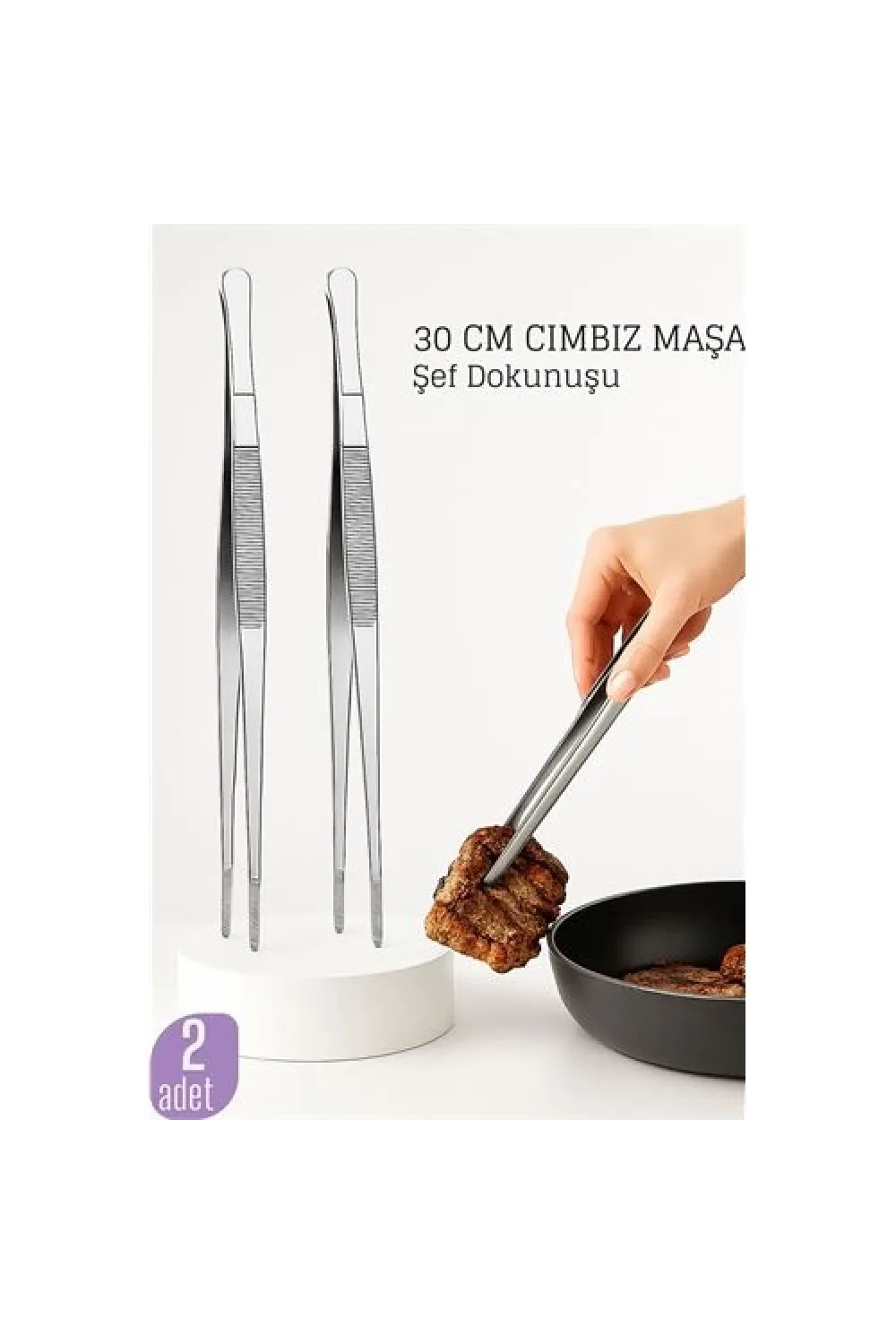 Çelik Cımbız Maşa A.Milano Design 2 ADET  719806